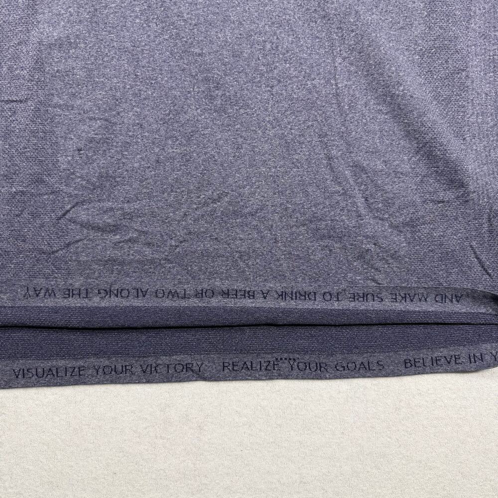Lululemon Metal Vent Tech Short Sleeve Shirt Men’s Large Purple Heathered Tee - Picture 4 of 6